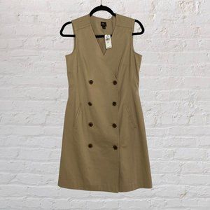 LL Bean tan shirt dress